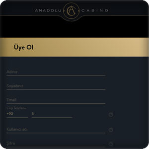 Anadolu Casino Üyelik