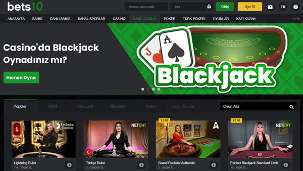 Bets10 casino sitesi giriş adresi